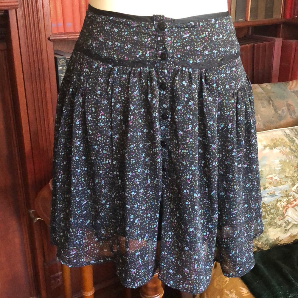Charlotte Russe Floral Skirt